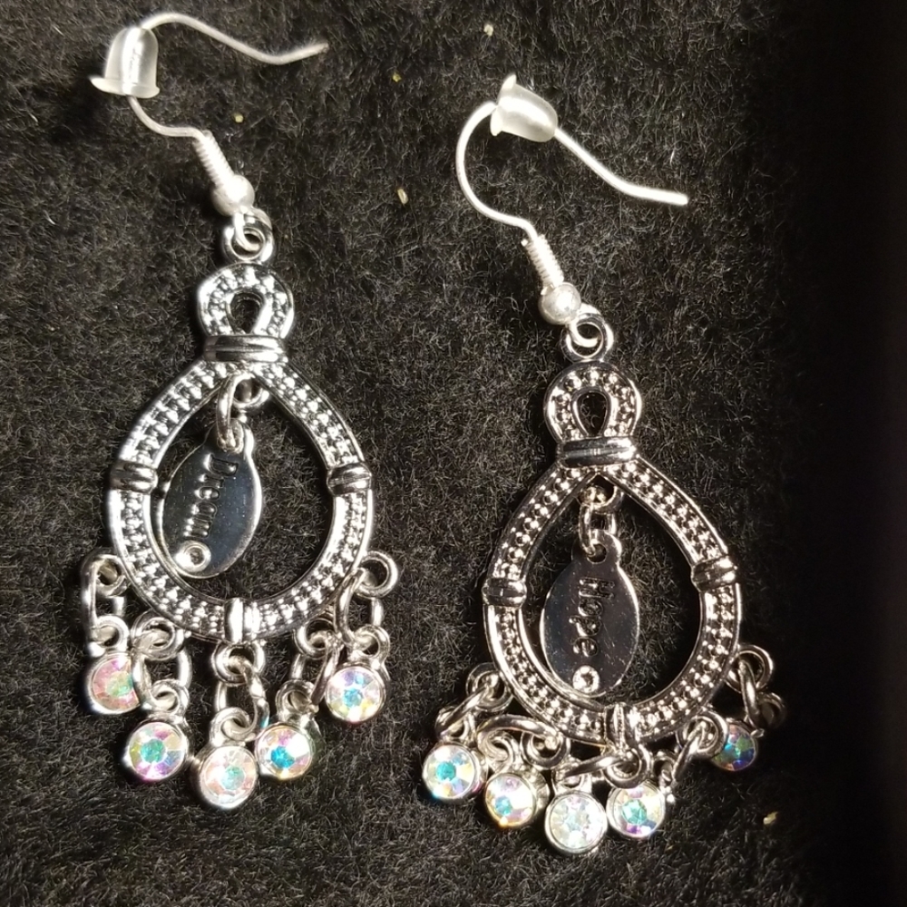 Custom "Ware Your Positive- Hope & Dream Earrings